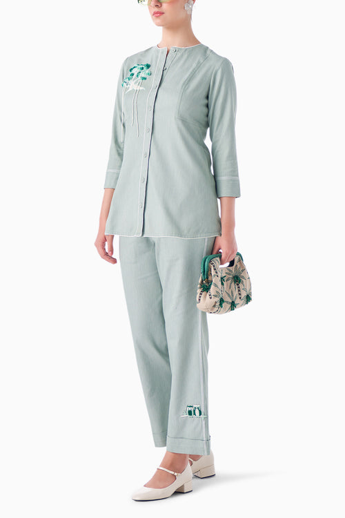 Light Green Sundowner Co-ord Set