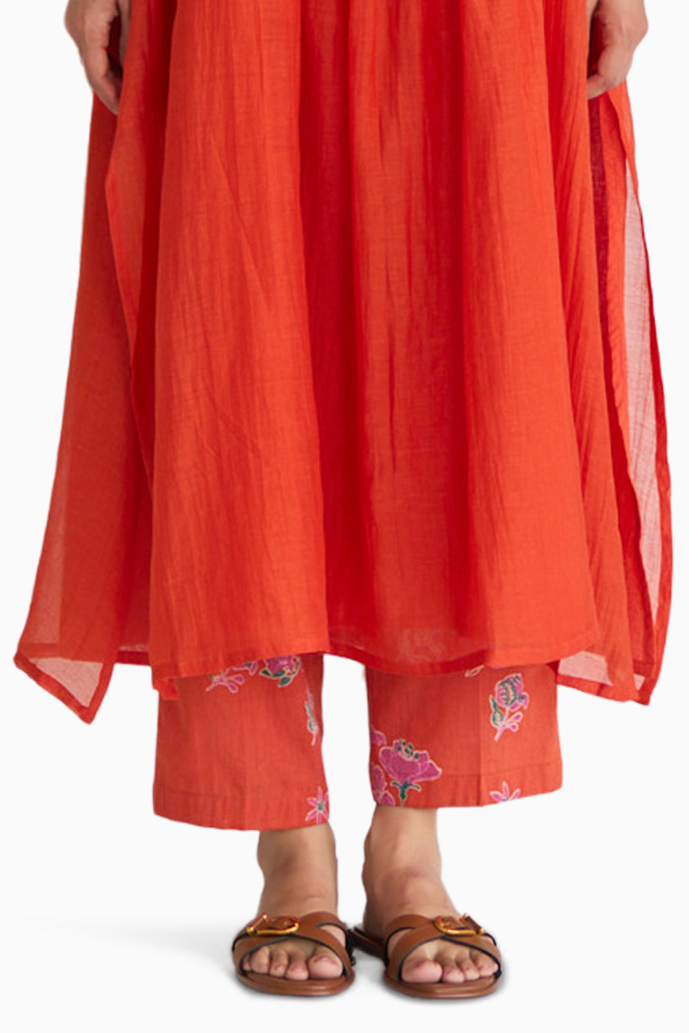 Orange Kurta Set