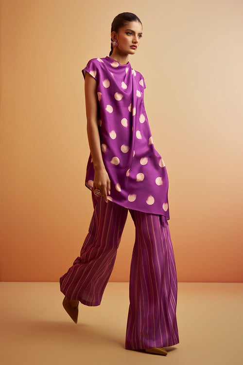 Elira Printed Top with Trousers