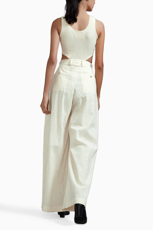 Off White Bodysuit Set
