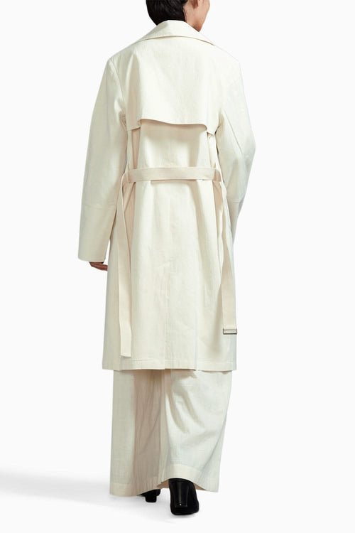 Off-White Trench Jacket Set