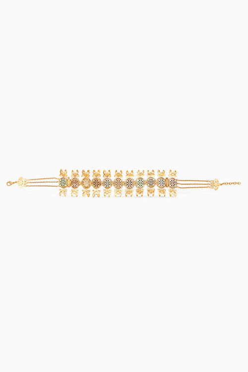 Valley of Flowers Choker And Bracelet