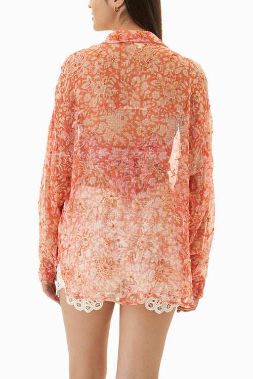 Orange Kota Shirt