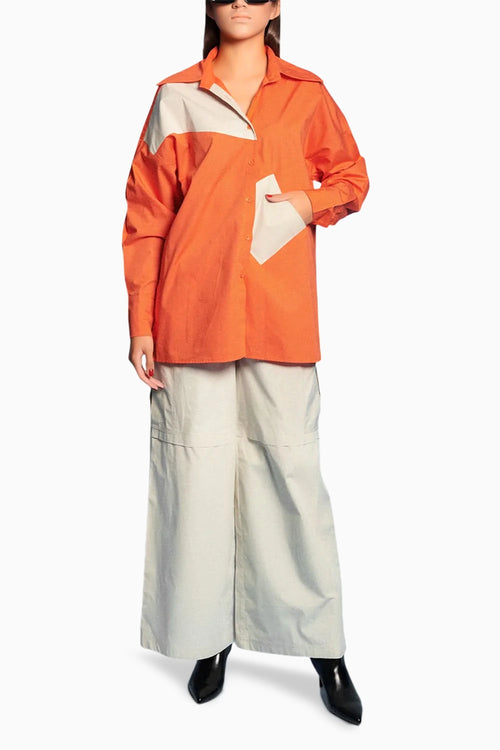 Orange Mud Shirt With Pants