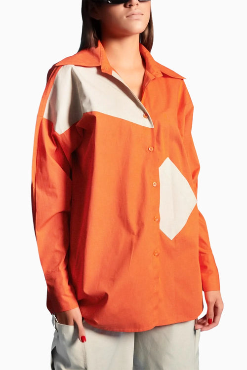 Orange Mud Shirt With Pants