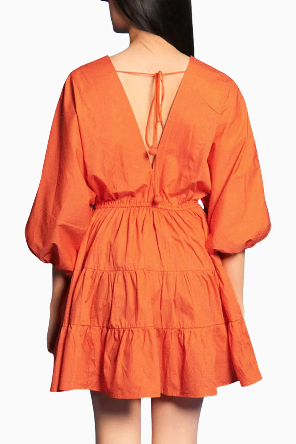 Orange Skater Dress