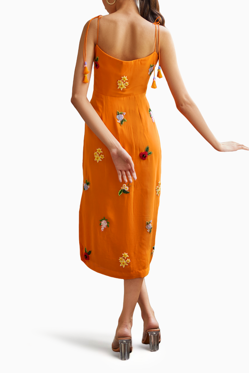 Orange Sunshine Straight Dress