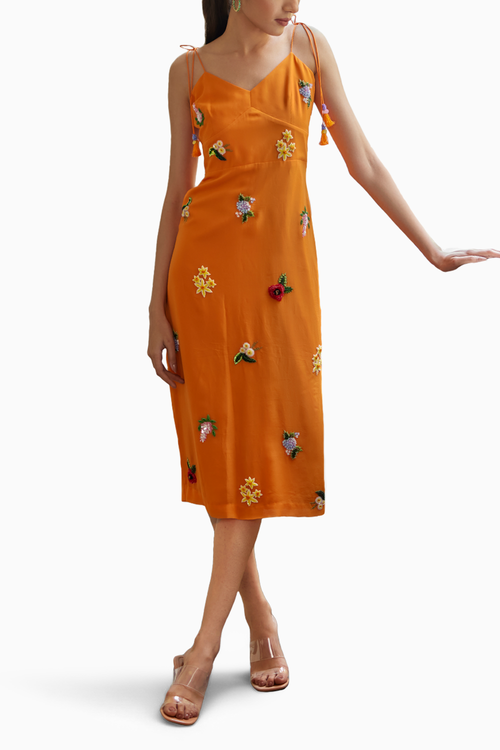 Orange Sunshine Straight Dress