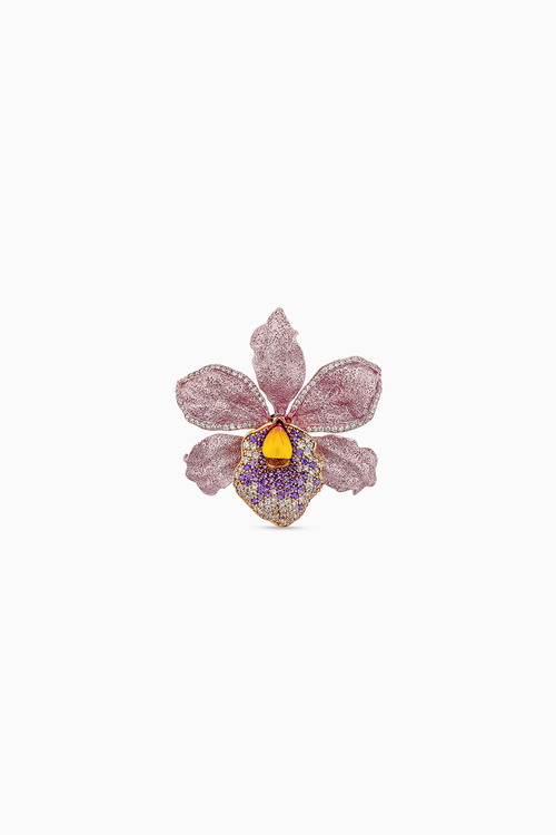 Orchid Whispers Brooch