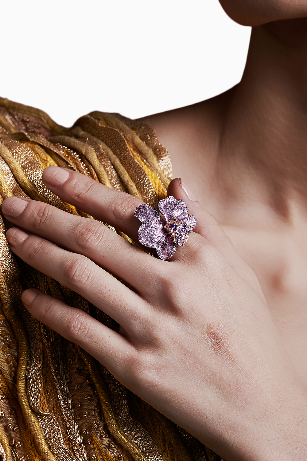 Orchid Whispers Ring