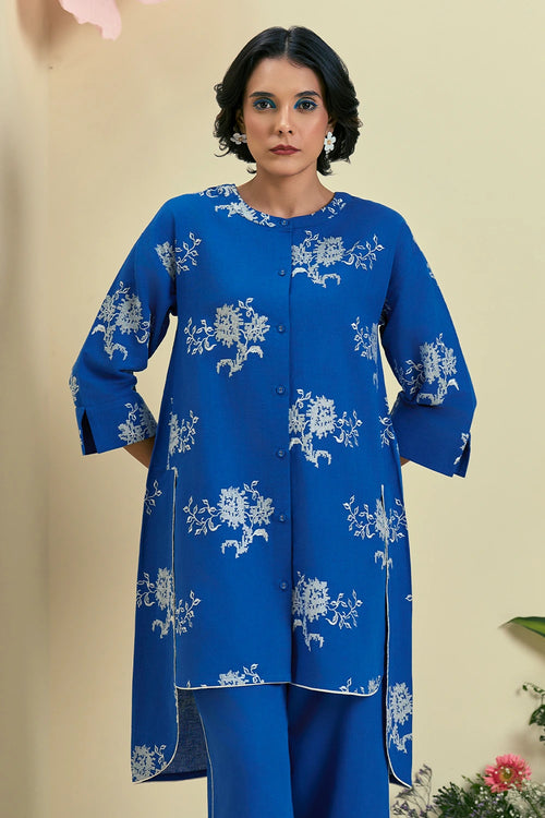 Blue Noor Tunic Set