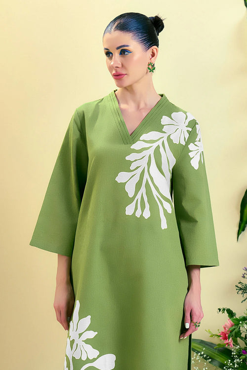 Green Willow Kurta Set