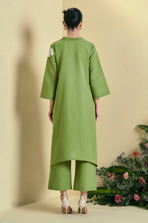 Green Willow Kurta Set