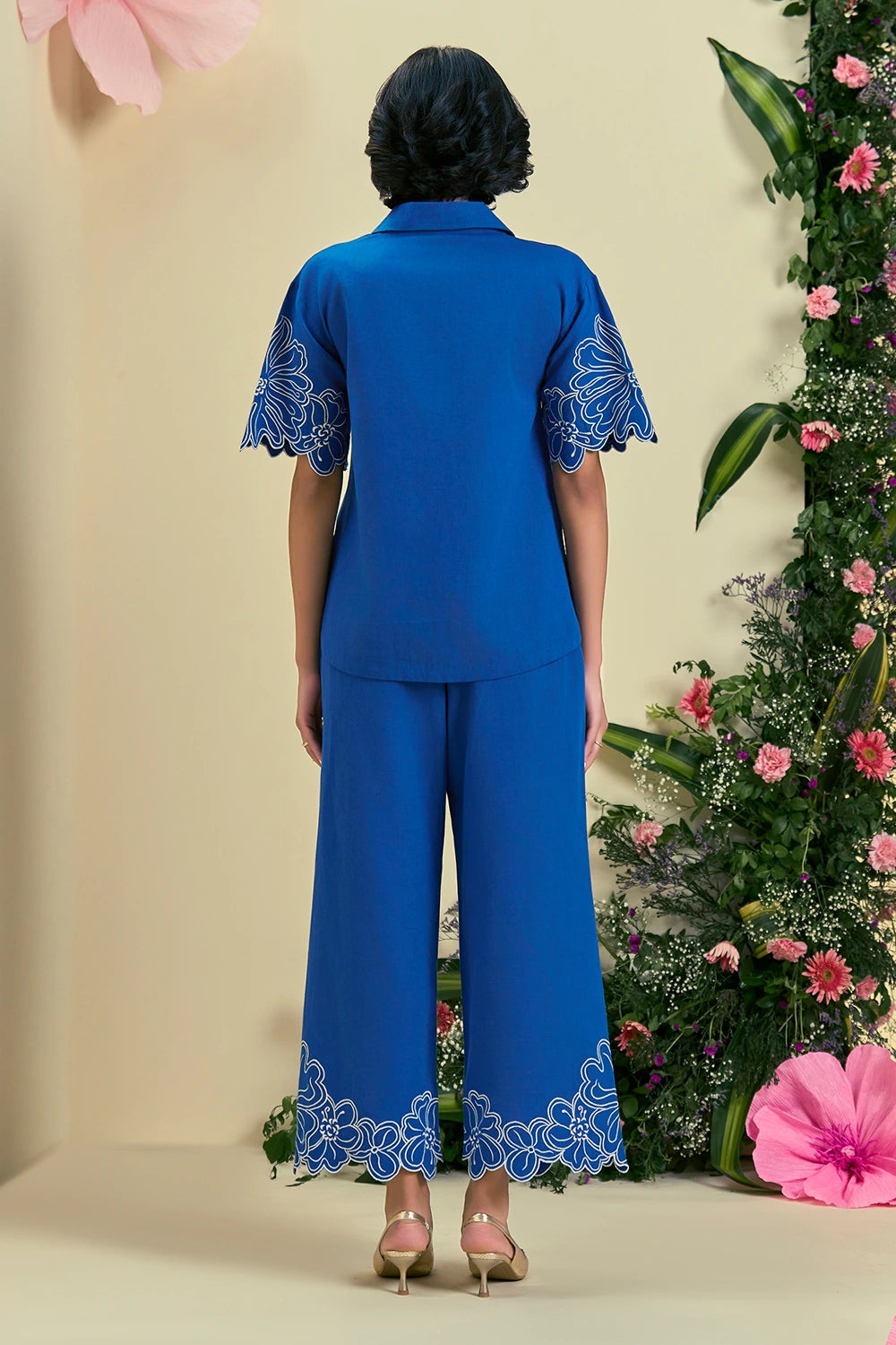 Blue Evaya Co-ord Set