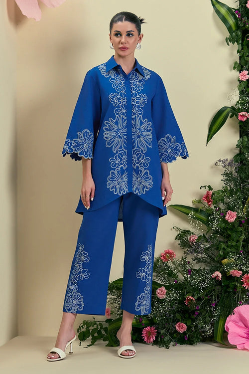 Blue Elise Co-ord Set