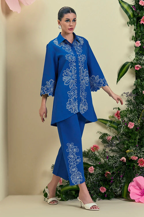 Blue Elise Co-ord Set
