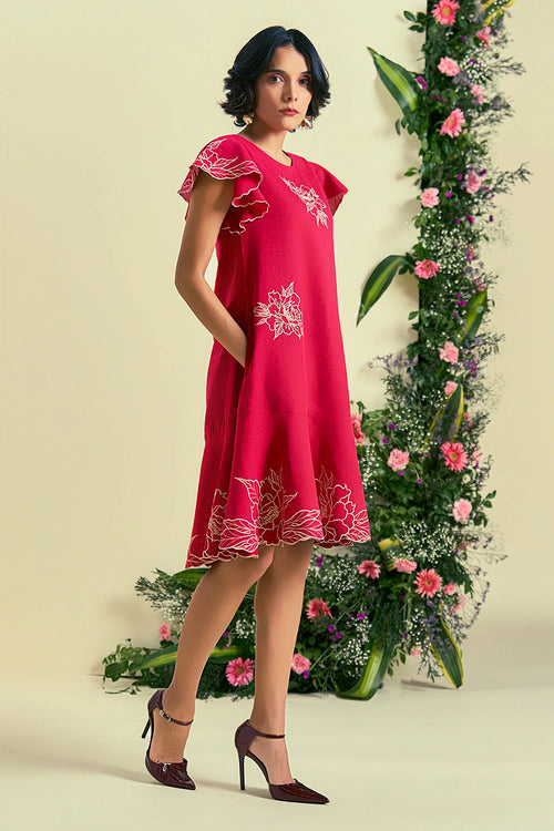 Red Serene Dress