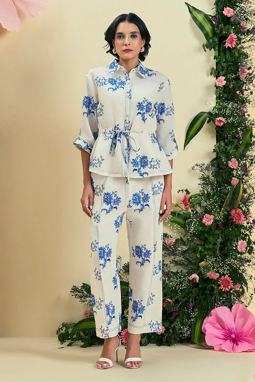 Off White Lyana Co-ord Set
