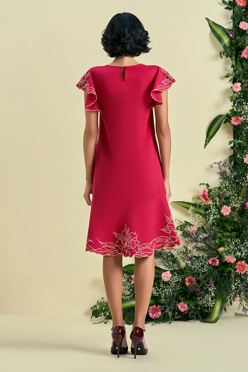Red Serene Dress