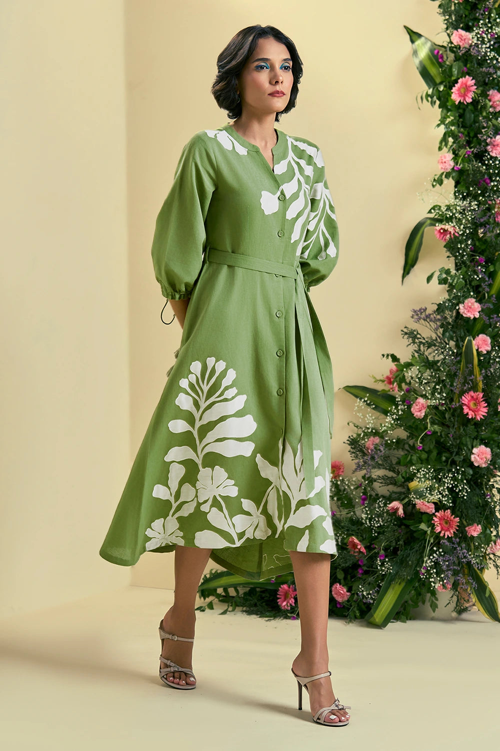 Green Iris Dress