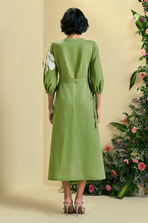 Green Iris Dress