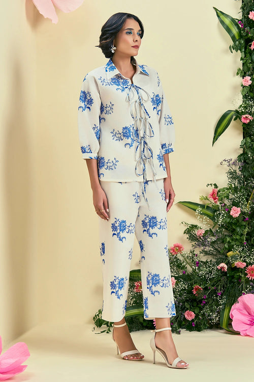 Off White Rhea Co-ord Set