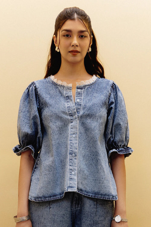 Monday Blues Top