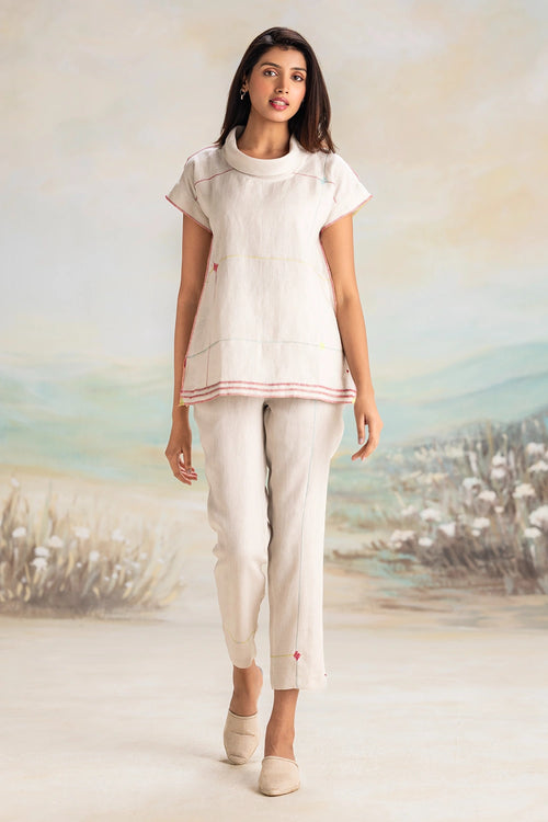 Over Lock Dove Co-ord Set