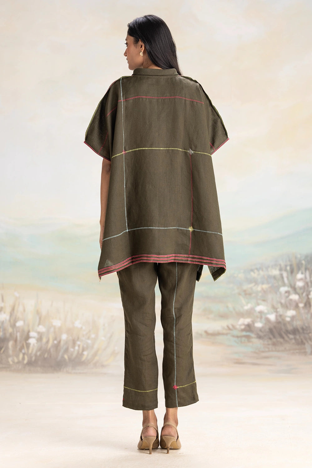 Over lock Square Co-Ord Set