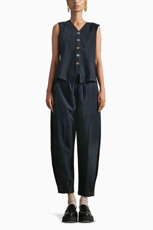 Black Coal Jacket Set