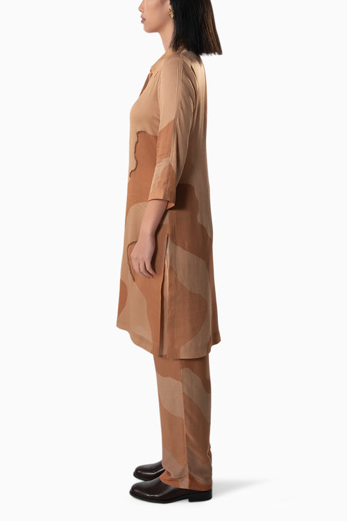 Apricot Horizon Kurta Set
