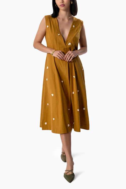 Yellow Pebble Dress