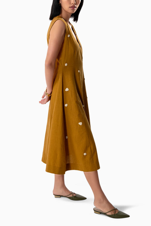 Yellow Pebble Dress