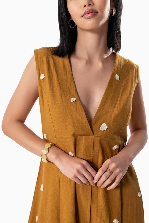Yellow Pebble Dress