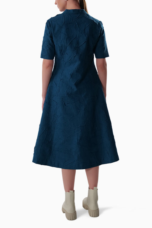 Sapphire Drift Dress