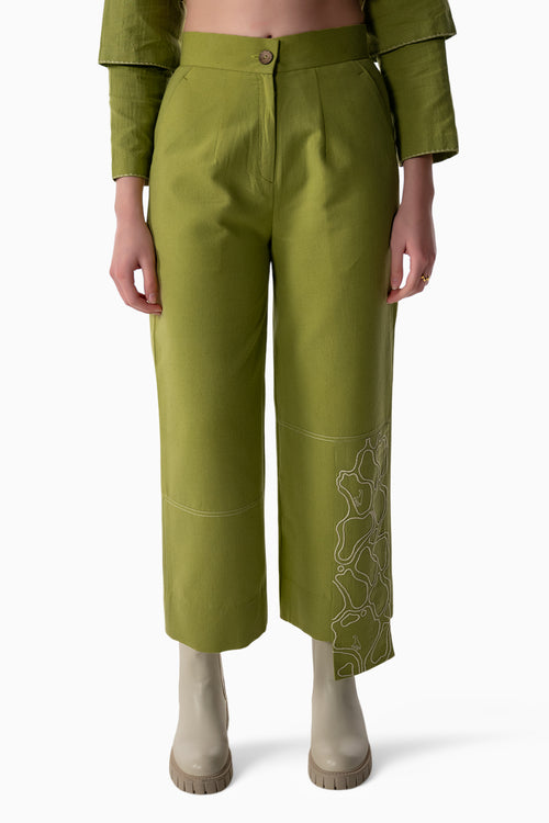 Lime Serenade Pants