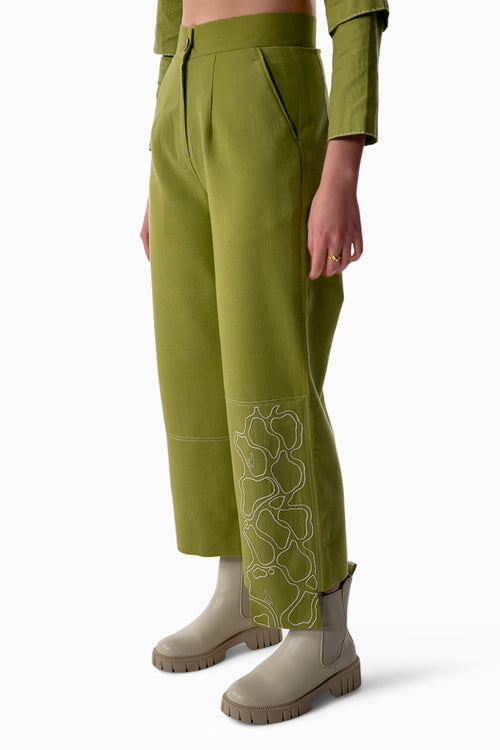 Lime Serenade Pants