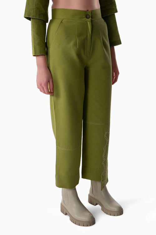 Lime Serenade Pants