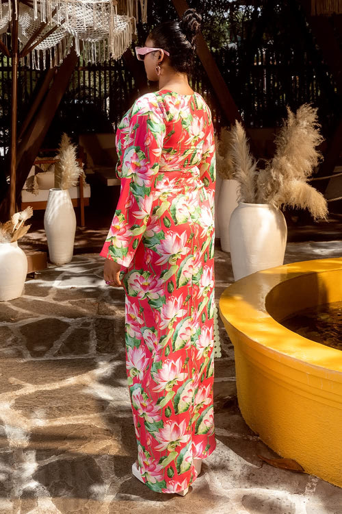 Laura cut maxi dress
