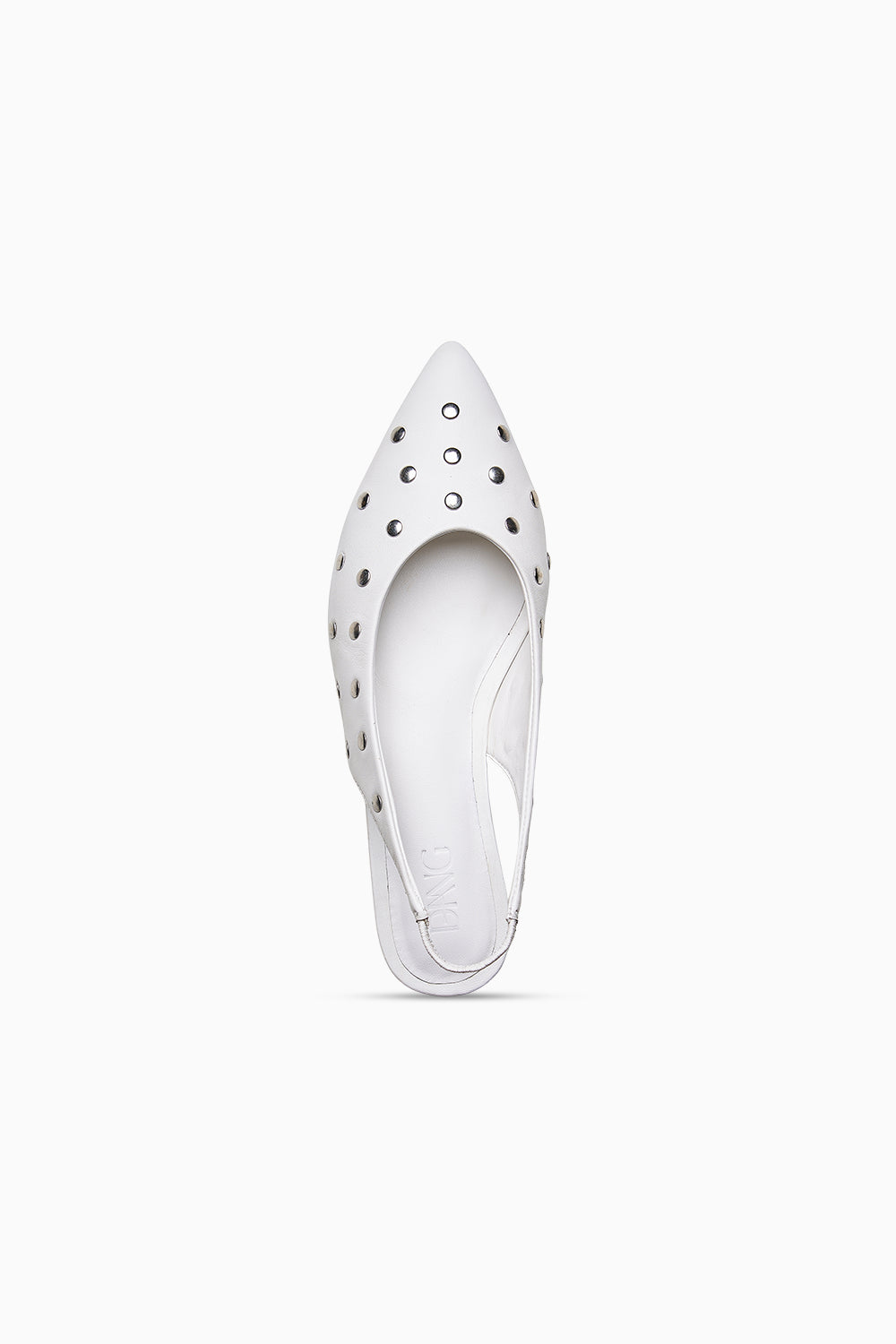 Paris White Ballerinas Flats