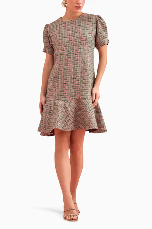 Chamapgne Green Dress
