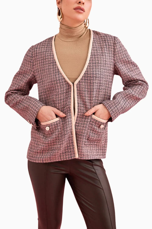 Chamapgne Blue Cardigan