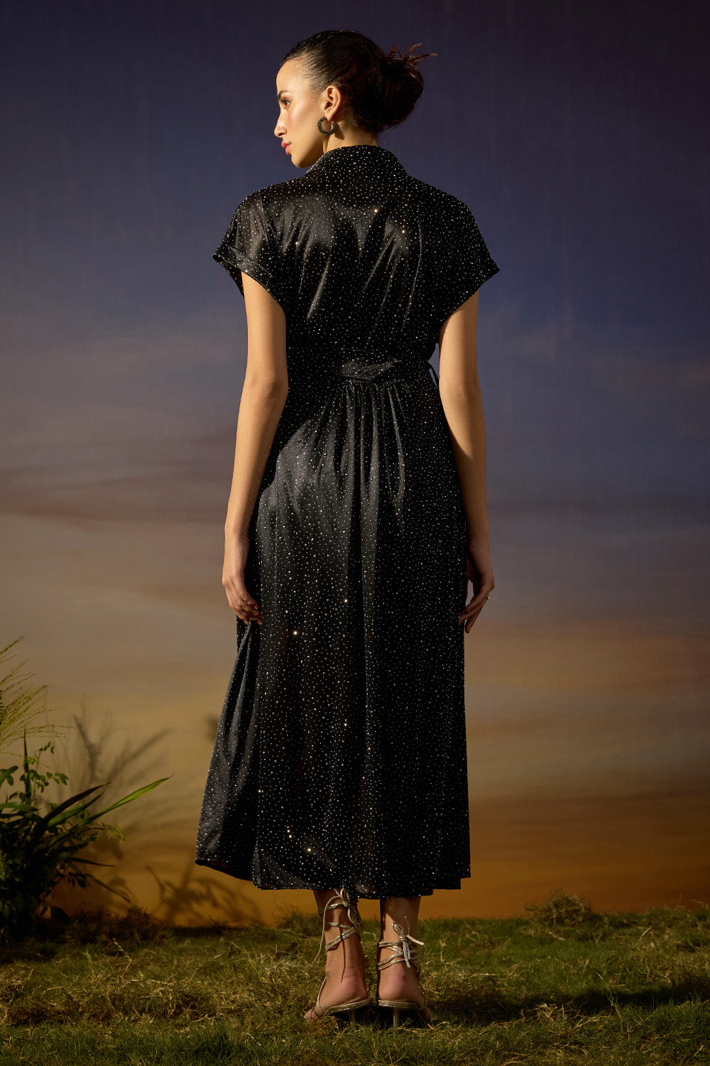 Starlight Black Dress