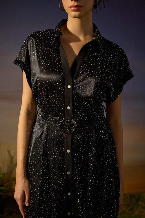 Starlight Black Dress