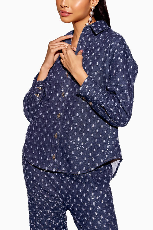 Twinkling Love Denim Shirt
