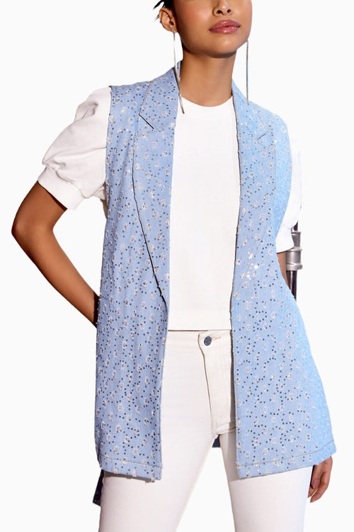 Blue Razzle Dazzle Waistcoat