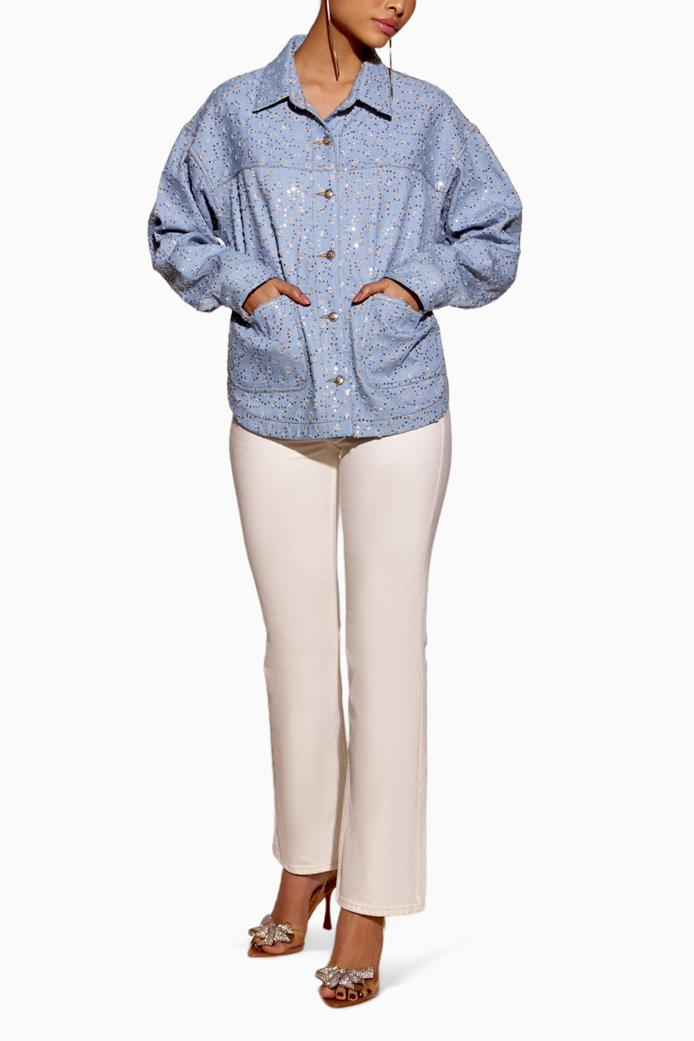 Scintillate Love Denim Shirt