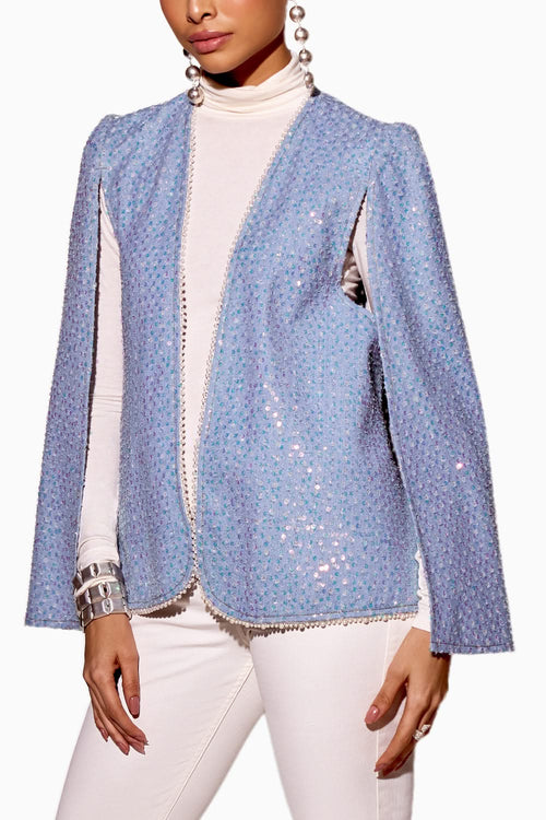 Lustre Blue Blaire Cape