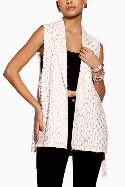 White Razzle Dazzle Waistcoat