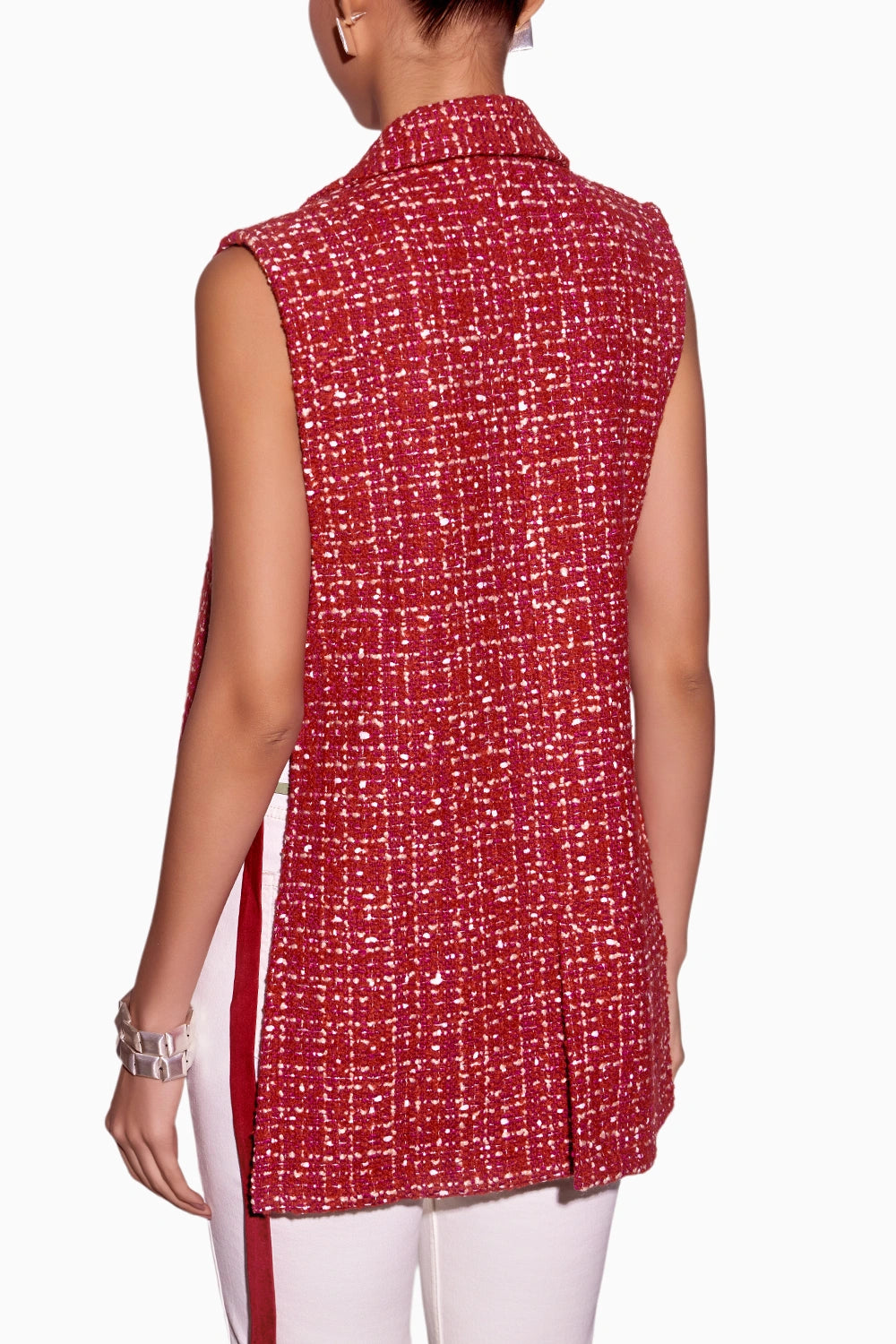 Scarlet Merino Waistcoat